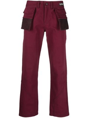 U.P.W.W. five-pocket regular trousers - Red