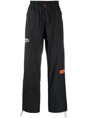 Heron Preston logo patch track trousers - Black