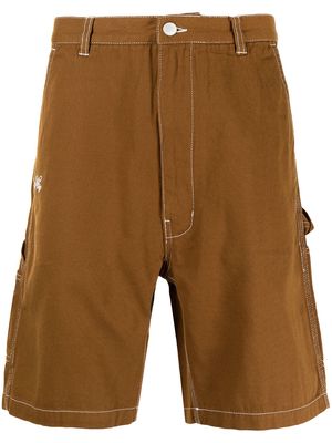 izzue x Neighborhood side-pocket work shorts - Brown