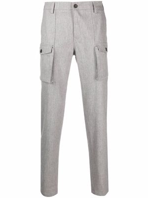 Eleventy straight-leg cargo trousers - Grey