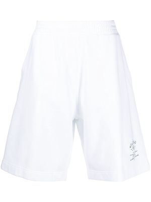 Givenchy logo-print track shorts - White