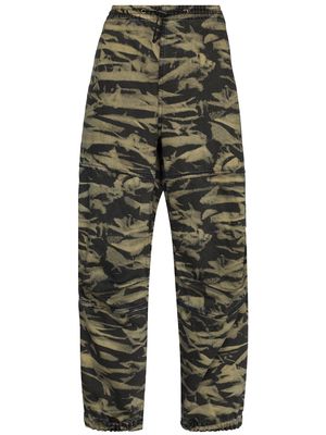 Alexander Wang motif-print track pants - Green