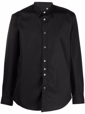 PAUL SMITH long-sleeved cotton shirt - Black