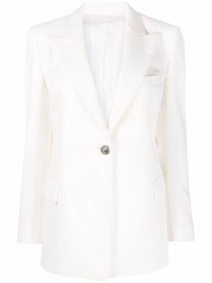 Philipp Plein embellished single-breasted blazer - White