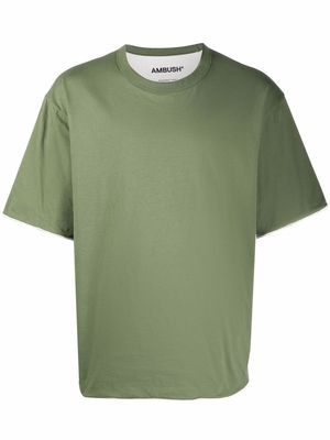 AMBUSH reversible crew-neck short-sleeve T-shirt - Green