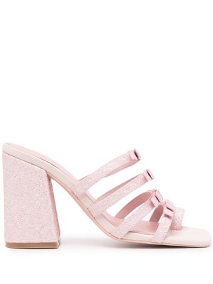 Macgraw Dorothy glitter-detail sandals - Pink