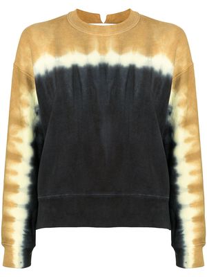 Proenza Schouler White Label tie-dye print sweatshirt - Blue