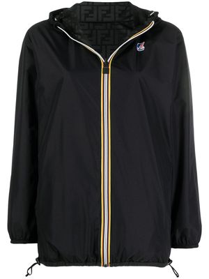 Fendi x K-Way® reversible windbreaker jacket - Black