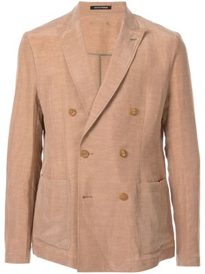 Emporio Armani double-breasted blazer - Brown