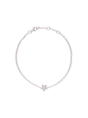 ALINKA 18kt white gold STASIA MINI Star diamond bracelet - Metallic