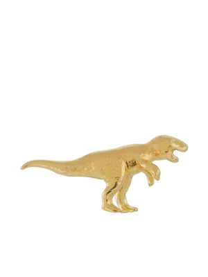 Alex Monroe 18kt yellow gold Teeny T-Rex stud single earring