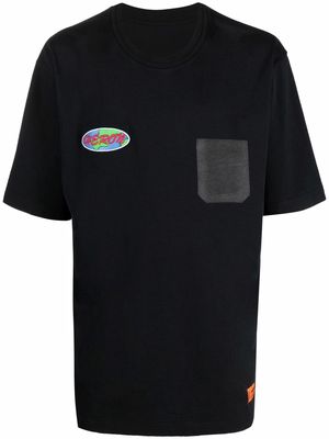 Heron Preston logo-print cotton T-shirt - Black