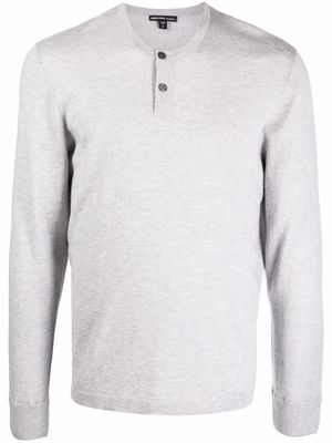 James Perse crew-neck cashmere knitted top - Grey