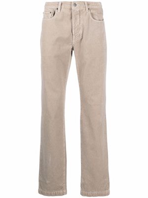 Massimo Alba straight-leg cotton trousers - Neutrals