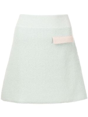 Onefifteen X Beyond The Radar knitted mini skirt - Green