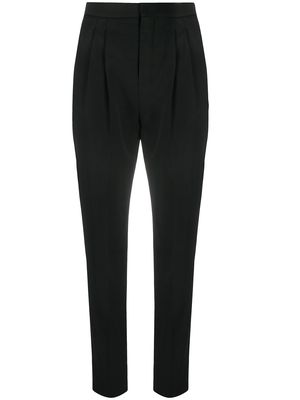 Saint Laurent high-waist tailored trousers - Black