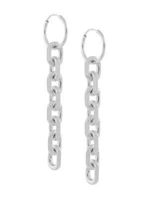 Coup De Coeur Chunky Chain earrings - Metallic