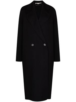 Stella McCartney oversize double-breasted wool coat - Black