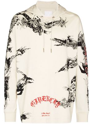 Givenchy 4G logo-print cotton hoodie - Neutrals