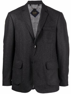 Billionaire embroidered-logo tailored blazer - Grey