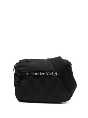 Alexander McQueen logo-print belt bag - Black