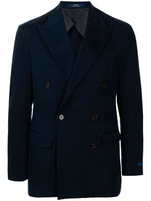 Polo Ralph Lauren double-breasted cotton blazer - Blue