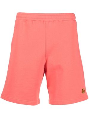 Kenzo Tiger cotton-jersey shorts - Orange