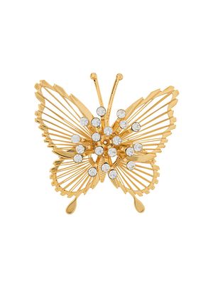 Monet Pre-Owned '1980s butterfly brooch - Gold