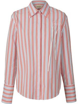 PortsPURE striped cotton shirt - White