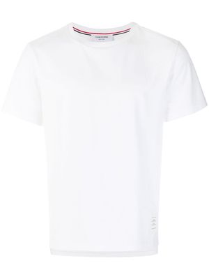 Thom Browne Side Slit Relaxed Short-Sleeve Tee - White