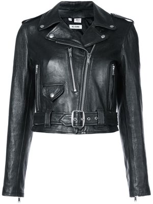 RE/DONE cropped biker jacket - Black