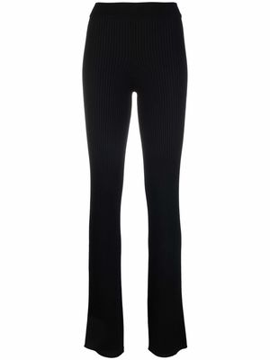 MRZ ribbed-knit trousers - Black