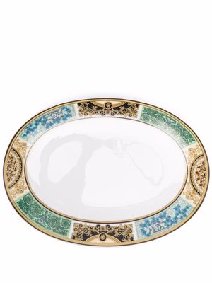 Versace Barocco Mosaic serving dish - White