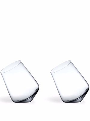 Nude Balance set of two wine glasses - White