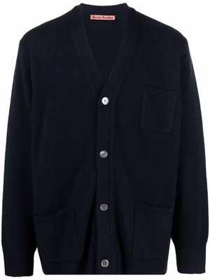 Acne Studios button-up knitted cardigan - Blue