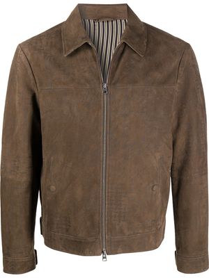 ETRO zip-up faded-pattern jacket - Brown