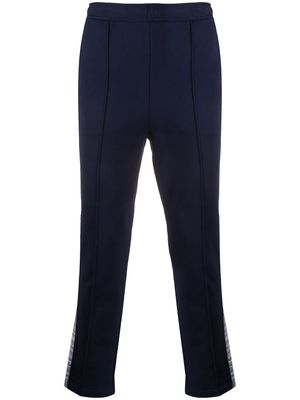 Missoni side stripe straight-leg trousers - Blue