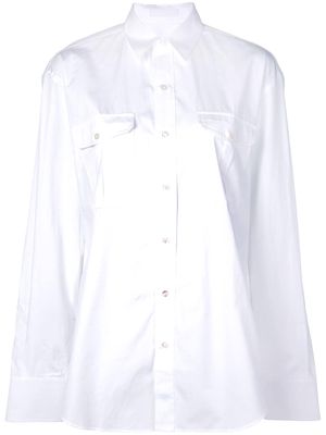 WARDROBE.NYC Release 03 tailored poplin shirt - White