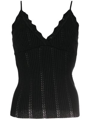 Olympiah Alfredo knitted top - Black