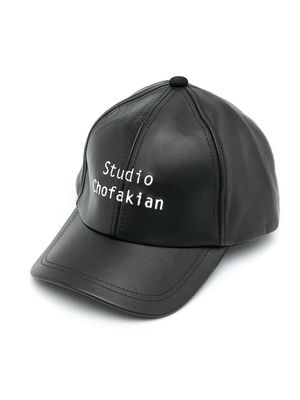 Studio Chofakian embroidered-logo baseball cap - Black