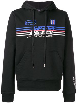 KTZ sport logo printed hoodie - Black