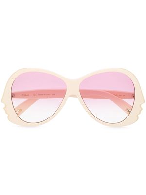 Chloé Eyewear face shape sunglasses - Neutrals