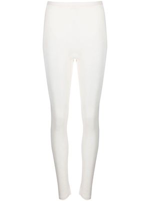 Hanro ankle length silk leggings - Neutrals