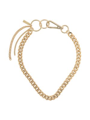 Coup De Coeur hoop linked chain necklace - Gold