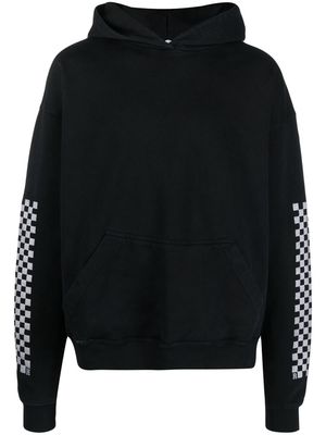 Rhude logo print hoodie - Black