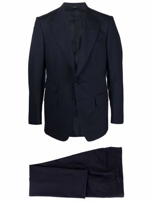 TOM FORD single-breasted tailored suit - Blue