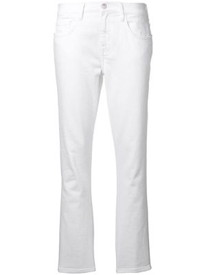 Current/Elliott straight leg jeans - White