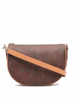 ETRO paisley-print clutch bag - Brown