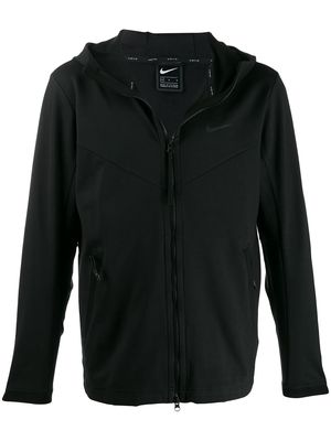 Nike hooded jersey jacket - Black