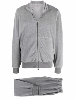 Canali elasticated track pants - Grey